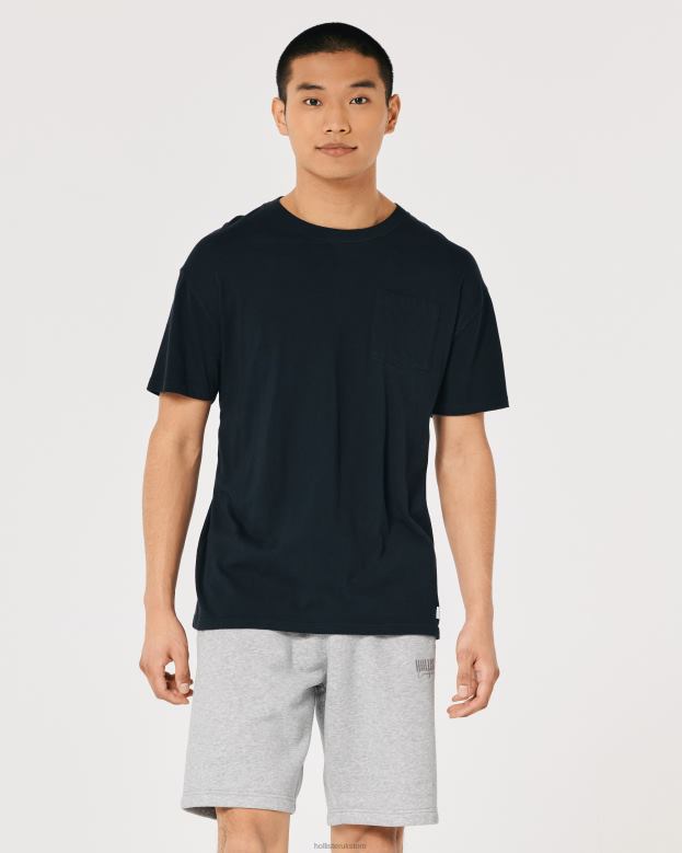 Bottoms Hollister Men Fleece Logo Shorts 9\\ 488201287 Heather Grey